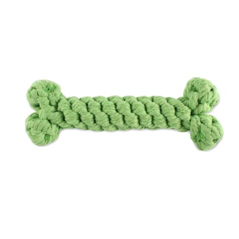 Harry Barker Green Rope Bone Dog Toy