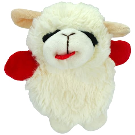 Multipet Mini Lamb Chop with Crinkle Dog Toy
