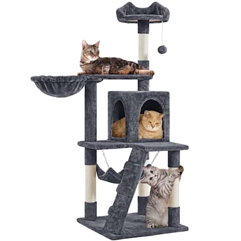 Topeakmart Plush Cat Tree Condo