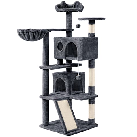 Topeakmart Plush Cat Tree Tower for Small Cats
