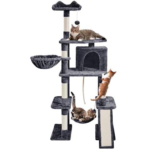 Topeakmart Multilevel Large Cat Tree with Scratching Posts