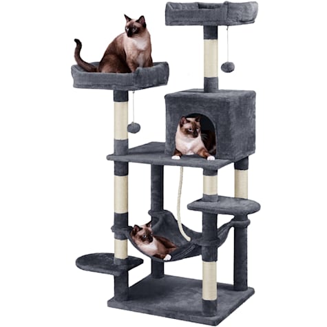 Topeakmart Large Cat Tree with Plush Perches