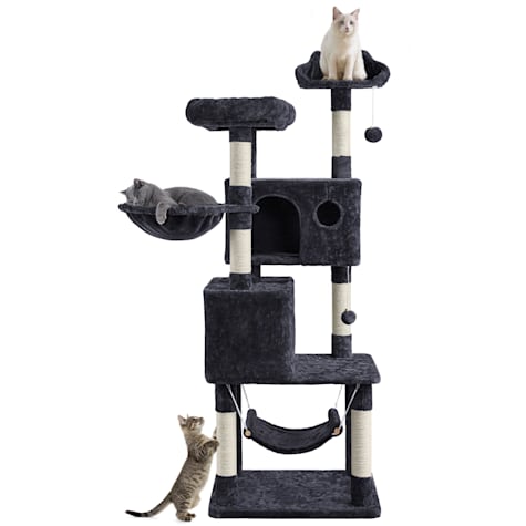 Topeakmart 4-Level Cat Tower with Condos for Small Medium Cats