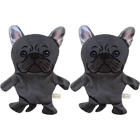 Piggy Poo and Crew French Bulldog Paper Crinkle Squeaker Toy