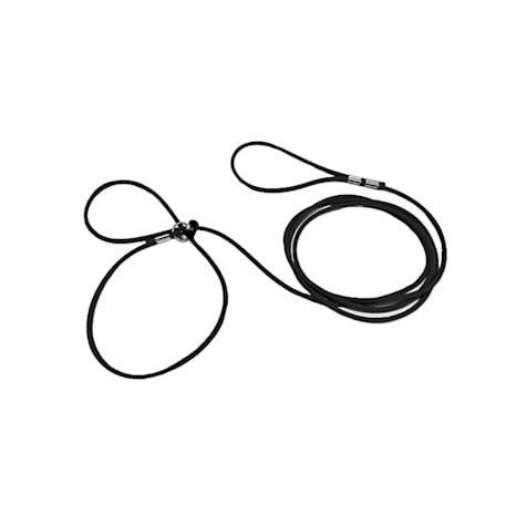 Piggy Poo and Crew Black Adjustable Pet Harness and Leash
