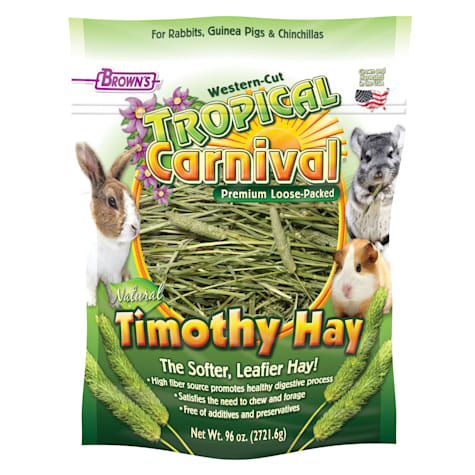 Brown's Tropical Carnival Natural Timothy Hay
