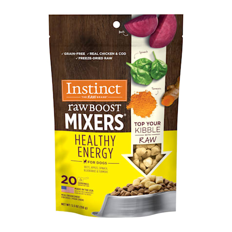 Instinct Freeze Dried Raw Boost Mixers Grain Free Healthy Energy Recipe All Natural Dog Food Topper