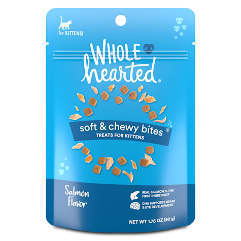 WholeHearted Soft & Chewy Salmon Treat for Kittens