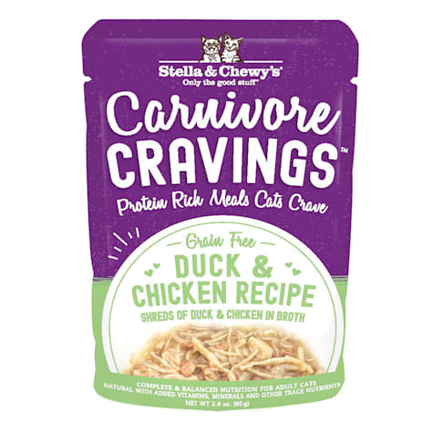 Stella & Chewy's Carnivore Cravings Protein Rich Meal or Topper Duck & Chicken Recipe Wet Cat Food
