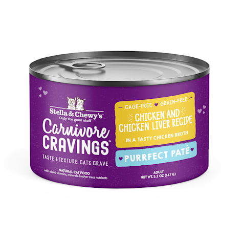 Stella & Chewy's Carnivore Cravings Purrfect Pate Chicken & Chicken Liver Recipe Wet Cat Food