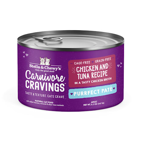 Stella & Chewy's Carnivore Cravings Purrfect Pate Chicken & Tuna Recipe Wet Cat Food
