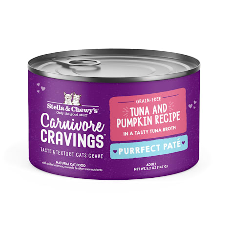 Stella & Chewy's Carnivore Cravings Purrfect Pate Tuna & Pumpkin Recipe Wet Cat Food