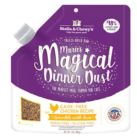 Stella & Chewy's Freeze-Dried Raw Marie's Magical Dinner Dust Cage-Free Chicken Recipe Dry Cat Food