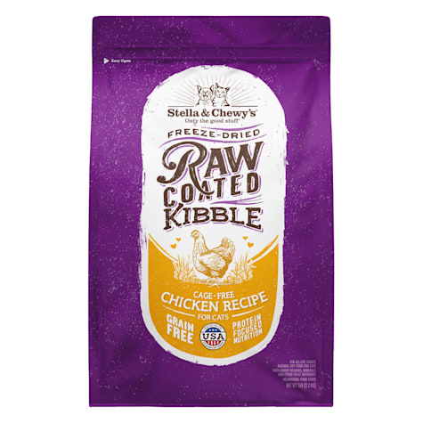 Stella & Chewy's Raw Coated Kibble Grain Free Protein Rich Meals Cage-Free Chicken Recipe Dry Cat Food
