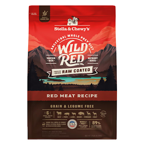 Stella & Chewy's Wild Red Raw Coated High Protein Grain & Legume Free Red Meat Recipe Dry Dog Food