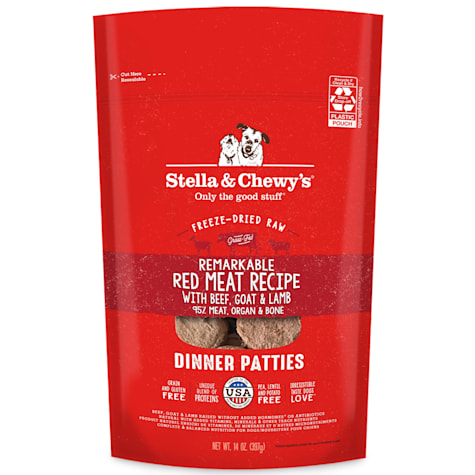 Stella & Chewy's Freeze Dried Raw Dinner Patties High Protein Remarkable Red Meat Recipe Dry Dog Food