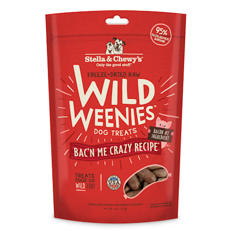 Stella & Chewy's Freeze-Dried Raw Wild Weenies Bac'n Me Crazy Recipe Dog Treats