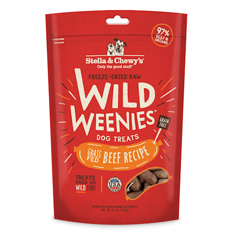 Stella & Chewy's Freeze-Dried Raw Wild Weenies Grass-Fed Beef Recipe Dog Treats