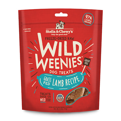 Stella & Chewy's Freeze-Dried Raw Wild Weenies Grass-Fed Lamb Recipe Dog Treats