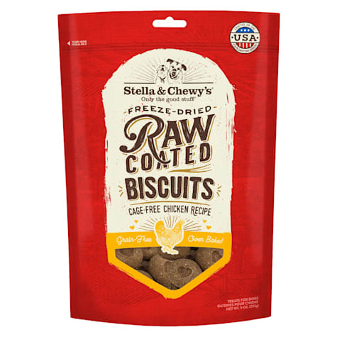Stella & Chewy's Freeze-Dried Raw Coated Cage-Free Chicken Recipe Dog Biscuits