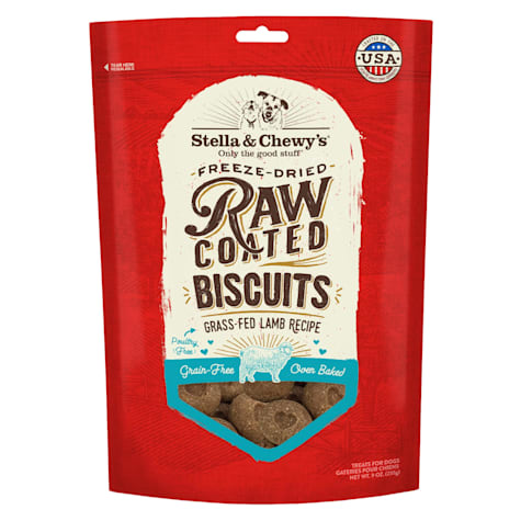 Stella & Chewy's Freeze-Dried Raw Coated Grass-Fed Lamb Recipe Dog Biscuits