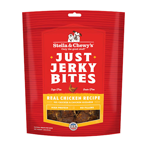 Stella & Chewy's Just Jerky Bites Real Chicken Recipe Dog Treats
