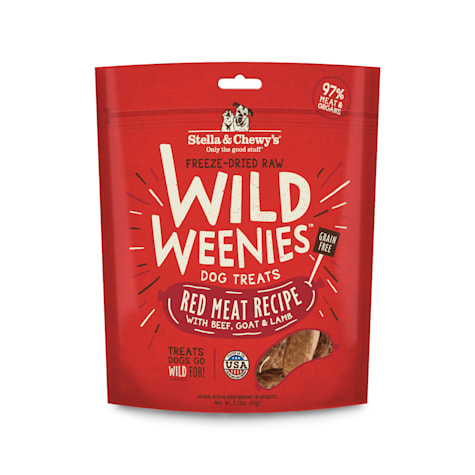 Stella & Chewy's Freeze-Dried Raw Wild Weenies Red Meat Recipe Dog Treats
