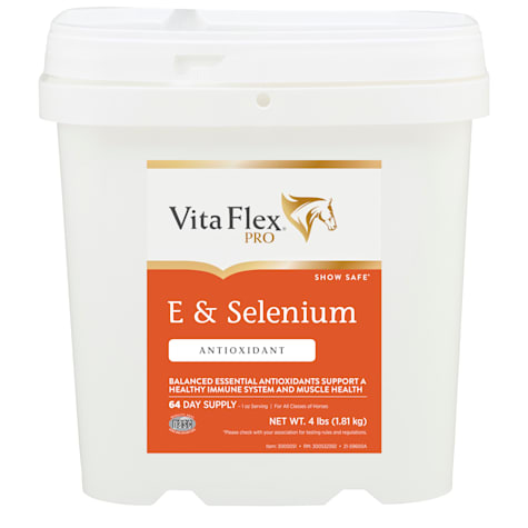 Vita Flex E and Selenium Balanced Essential Antioxidants 64 Day Supplement for Horses