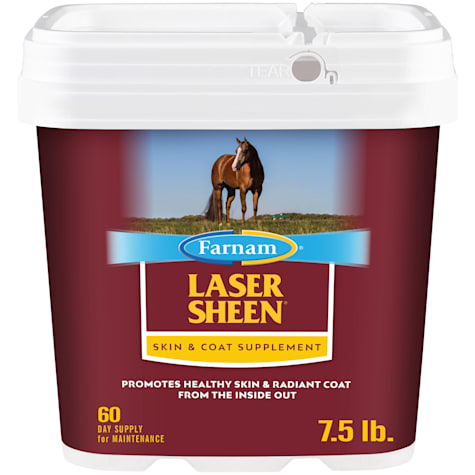 Farnam Laser Sheen Skin & Coat Promotes Healthy Skin & Radiant Coat from the Inside Out Supplement for Horses