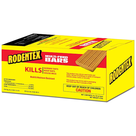 Rodentex Multi-Feed Bars Kills Rats & Mice