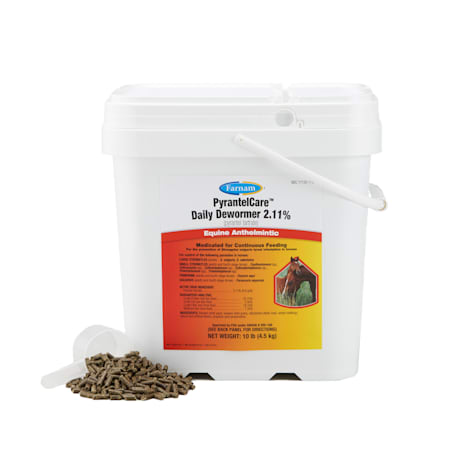 Farnam Pyrantel Care Daily Dewormer 2.11% Pyrantel Tartrate for Horses of all Ages