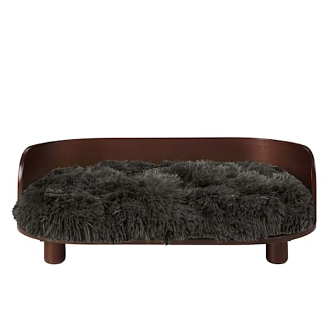 Sam's Pets Dark Brown Bent Wood Kuai Dog Bed