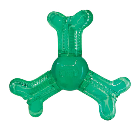 KONG Squeezz Dental Roller Bone Dog Toy