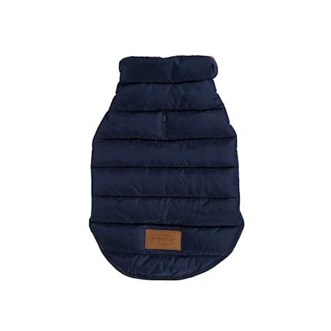 Pendleton Puffer Dog Coat in Navy