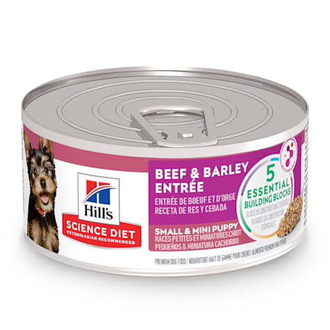 Hill's Science Diet Beef & Barley Entree Puppy Small and Mini Canned Food