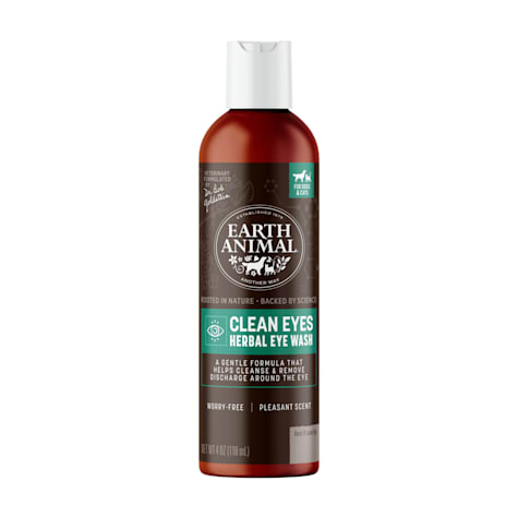 Earth Animal Natural Remedies Clean Eyes Herbal Eye Wash Cleanser for Dogs & Cats