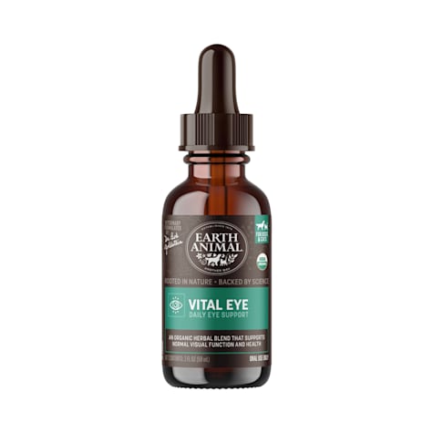 Earth Animal Natural Remedies Vital Eye Liquid Homeopathic Vision Supplement for Dogs & Cats