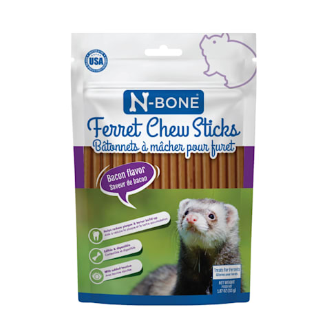 N-Bone Ferret Bacon Flavor Chew Sticks