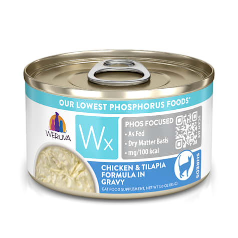 Weruva Wx Phos Focused Foods Chicken & Tilapia Formula in Gravy Wet Cat Food
