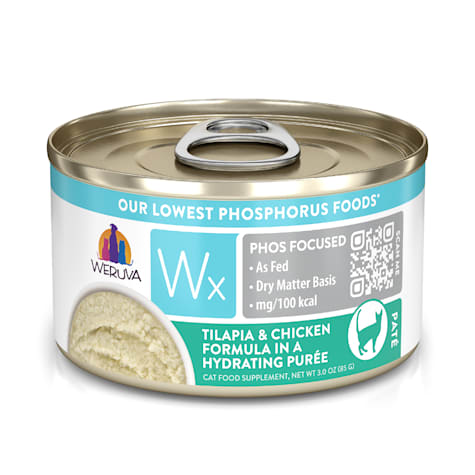Weruva Wx Phos Focused Foods Tilapia & Chicken Formula in a Hydrating Puree Wet Cat Food