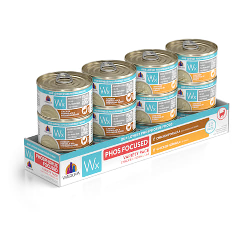 Wx Phos Focused Foods Chicken Formulas Variety Pack Wet Cat Food