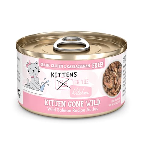 Cats in the Kitchen Kitten Gone Wild Salmon Recipe Au Jus Wet Cat Food
