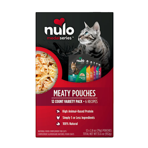 Nulo MedalSeries Grain-Free Meaty Pouch Variety Pack Wet Cat Food