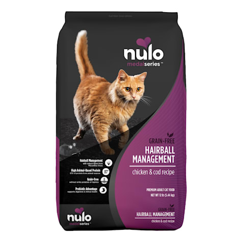 Nulo MedalSeries Grain-Free Chicken & Cod Adult Hairball Management Dry Cat Food