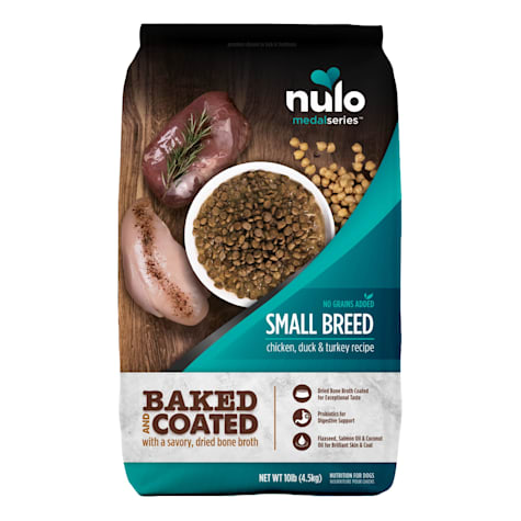 Nulo MedalSeries Baked & Coated Chicken, Duck & Turkey Small Breed Dry Dog Food