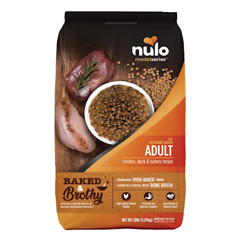 Nulo MedalSeries Baked & Coated Chicken, Duck & Turkey Adult Dry Dog Food