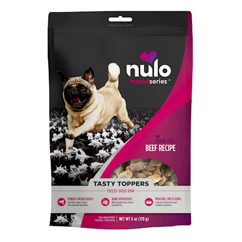 Nulo MedalSeries Tasty Toppers Beef Freeze-Dried Raw Dog Food