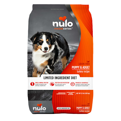 Nulo MedalSeries Grain-Free Limited Ingredient Diet Turkey Puppy & Adult Dry Dog Food
