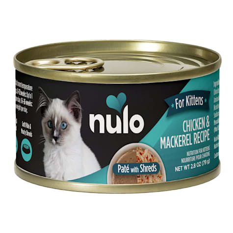 Nulo Pate with Shreds Chicken & Mackerel Wet Kitten Food