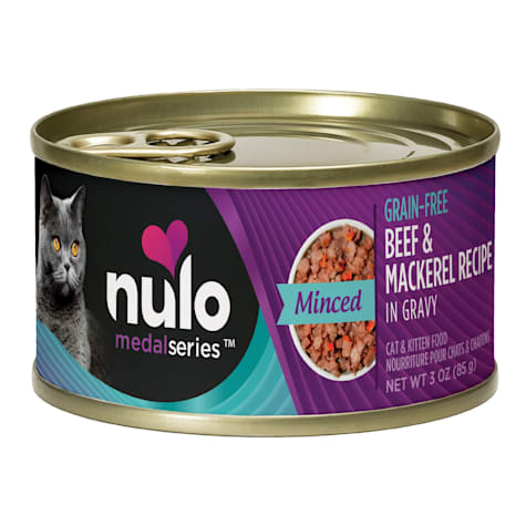 Nulo MedalSeries Grain-Free Minced Beef & Mackerel Wet Cat Food